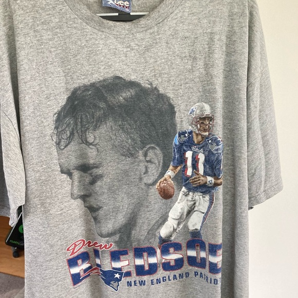 Vintage Lee Sport New England Patriots qb Drew Bledsoe shirt - Picture 6 of 7